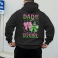 Dad Of The Birthday Girl Coquette Matching Family Party Men's Hoodie Back Print
