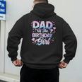 Dad Of The Birthday Girl Kpop Family Matching Party Men's Hoodie Back Print
