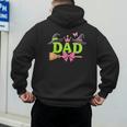Dad Of The Birthday Girl Witch Family Party Decorations Men's Hoodie Back Print