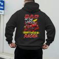 Dad Of The Birthday Racer Race Car Party Family Matching Men's Hoodie Back Print
