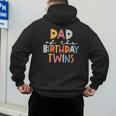 Dad Of The Birthday Twins Kids Great Daddy Of Twins Bday Men's Hoodie Back Print Dad Of The Birthday Twins Kids Great Daddy Of Twins Bday Men's Hoodie Back Print