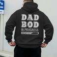 Dad Bod In Progress Men's Hoodie Back Print