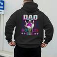 Dad Of The Bowler Girl Matching Family Bowling Birthday Men's Hoodie Back Print