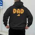 Dad Daddy Matching Birthday Squad Crew Pizza Family Men's Hoodie Back Print