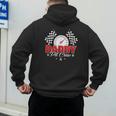 Dad Daddy Pit Crew Race Car Birthday Racing Party Men's Hoodie Back Print