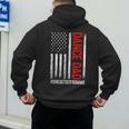 Dad Dance She Get It From Me Proud Dancer Dad USA Flag Men Men's Hoodie Back Print