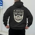 If Your Dad Doesn't Have Beard You'Ve Got 2 Moms Men's Hoodie Back Print
