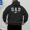 Dad Est 2026 Baby Feet First Time Daddy Men's Hoodie Back Print Dad Est 2026 Baby Feet First Time Daddy Men's Hoodie Back Print