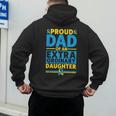 Dad Of An Extraordinary Daughter Down Syndrome Awareness Day Men's Hoodie Back Print Dad Of An Extraordinary Daughter Down Syndrome Awareness Day Men's Hoodie Back Print