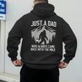 Dad Father Bigfoot Just A Dad Who Always Came Back Men's Hoodie Back Print Dad Father Bigfoot Just A Dad Who Always Came Back Men's Hoodie Back Print