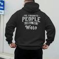 Dad My Favorite People Calls Me Welo Grandpa Father's Day Men's Hoodie Back Print