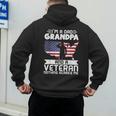 Dad Grandpa Veteran Nothing Scares Patriotic Veterans Day Men's Hoodie Back Print Dad Grandpa Veteran Nothing Scares Patriotic Veterans Day Men's Hoodie Back Print