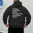 Dad Handyman Hardware Store Tools Men's Hoodie Back Print