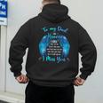 To My Dad In Heaven I Miss You Men's Hoodie Back Print To My Dad In Heaven I Miss You Men's Hoodie Back Print