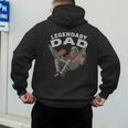 Dad Legendary Saying Men's Hoodie Back Print Dad Legendary Saying Men's Hoodie Back Print