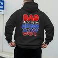 Dad And Mom Birthday Boy Spider Family Matching Men's Hoodie Back Print