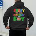 Dad And Mom Daddy Of The Birthday Boy Tee Melon Family Party Men's Hoodie Back Print