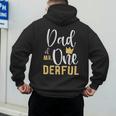 Dad Of Mr Onederful 1st Birthday First One-Derful Matching Men's Hoodie Back Print