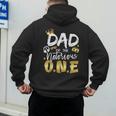 Dad Of The Notorious One Old School 1st Hip Hop Birthday Men's Hoodie Back Print