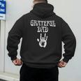 Dad Retro Distressed Grateful Dad Men's Hoodie Back Print