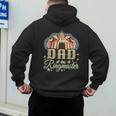 Dad Of The Ringmaster Kids Circus Theme B-Day Party Men's Hoodie Back Print