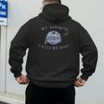 Dad Rocket Scientist Men's Hoodie Back Print