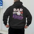 Dad Rookie Of Year 1st Birthday Baseball Theme Matching Men's Hoodie Back Print Dad Rookie Of Year 1st Birthday Baseball Theme Matching Men's Hoodie Back Print