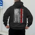 Dad Senior 2026 Proud Dad Of A Class Of 2026 Graduate Flag Men's Hoodie Back Print