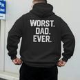 Dad Shirt – Worst Dad Ever Joke Tee Men's Hoodie Back Print