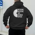 Dad Shirt Measure Cut Swear Handyman Father Day Tshirt Men's Hoodie Back Print Dad Shirt Measure Cut Swear Handyman Father Day Tshirt Men's Hoodie Back Print