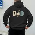 Dad Silly Goose 1st Birthday Family Matching Pocket Men's Hoodie Back Print