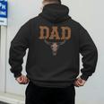 Dad Skull Fathers Day Shirt Western Rodeo Family Matching Men's Hoodie Back Print