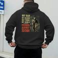 My Dad Is A Soldier Hero Proud Army Son US Military Men's Hoodie Back Print My Dad Is A Soldier Hero Proud Army Son US Military Men's Hoodie Back Print