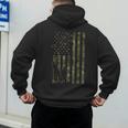 Dad And Son Duck Hunting Father And Son Matching Hunting Men's Hoodie Back Print