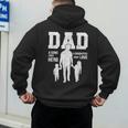 Dad Sons First Hero Daughter Love For Father's Day Men's Hoodie Back Print