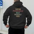 Dad To Be For Soon To Be Dad For New Dad Father Men's Hoodie Back Print