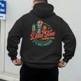 Dad Tax Making Sure It's Not Poison Father's Day Men's Hoodie Back Print