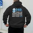 DAD Thanks For Coming Back When You Went To Get Milk Men's Hoodie Back Print DAD Thanks For Coming Back When You Went To Get Milk Men's Hoodie Back Print