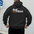 Dad-Vibes Forever Father Retro Vintage Men's Hoodie Back Print