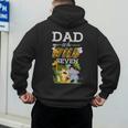 Dad Of The Wild Seven Animal Safari 7th Birthday Party Men's Hoodie Back Print