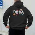 Dada Of The Birthday Boy Space Astronaut 1st Birthday Family Men's Hoodie Back Print Dada Of The Birthday Boy Space Astronaut 1st Birthday Family Men's Hoodie Back Print