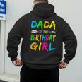 Dada Of The Birthday Girl Retro 80's Party Shirt Men's Hoodie Back Print
