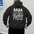 Dada Of The Lucky One First Birthday St Patrick's Day Men's Hoodie Back Print