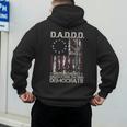 Daddd Gun Dads Against Daughters Dating Democrats On Back Men's Hoodie Back Print