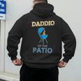 Daddio Of The Patio Fathers Day BBQ Grill Dad Men's Hoodie Back Print Daddio Of The Patio Fathers Day BBQ Grill Dad Men's Hoodie Back Print