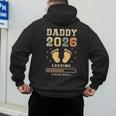 Daddy 2026 Loading Baby Announcement Expecting Dad To Be Men's Hoodie Back Print