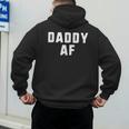 Daddy AF As Fuck Christmas T-Shirt Men's Hoodie Back Print