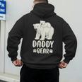 Daddy Bear And Cub Polar Bear Men's Hoodie Back Print