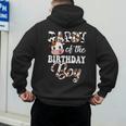 Daddy Of The Birthday Boy Cow Farm 1St Birthday Boy Men's Hoodie Back Print Daddy Of The Birthday Boy Cow Farm 1St Birthday Boy Men's Hoodie Back Print