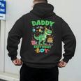Daddy Of The Birthday BoyRex Dinosaur Family Party Men's Hoodie Back Print